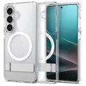 Etui case na Samsung Galaxy S26 Ultra Hybrid S Mag MagSafe - przezroczysto-białe