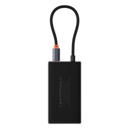 Hub Rozdzielacz USB-C do 4x USB-A - szary