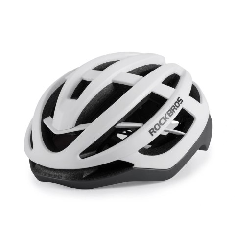 Kask ochronny rowerowy HC-58WG-L 58-61 cm - biało-szary