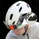 Kask rowerowy LK-15 z włókna węglowego 58-62 cm - jasnoszary