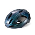 Kask rowerowy LK-15 z włókna węglowego rozmiar L 58-62 cm - niebieski kameleon