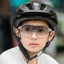 Kask rowerowy młodzieżowy LK-67 z odpinanym daszkiem 54-58 cm - czarny