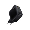 Ładowarka sieciowa 3x USB-C USB-A GaN 140W - czarna