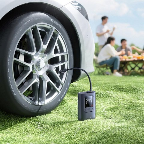 Pompka bezprzewodowa kompresor 150 PSI 7500 mAh - ciemnoszara