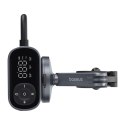 Pompka rowerowa elektryczna z wyświetlaczem 1500mAh 150 psi 45W - czarna