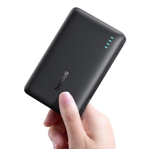 Powerbank 10000mAh 22.5W EnerFill FP21 USB-A USB-C z kablem USB-C - czarny