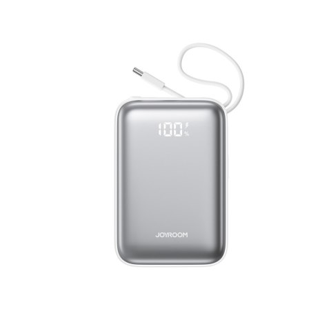 Powerbank 20000mAh 22.5W USB-C z podwójnym kablem - biały
