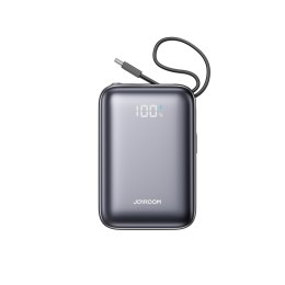 Powerbank 20000mAh 22.5W USB-C z podwójnym kablem - czarny