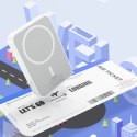 Powerbank K26 10000mAh 20W USB-A USB-C MagSafe - biały