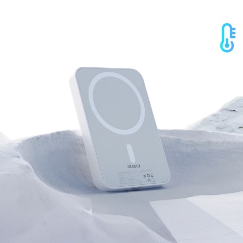 Powerbank K26 10000mAh 20W USB-A USB-C MagSafe - biały