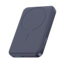 Powerbank magnetyczny 10000mAh 22.5W EnerFill FM11 MagSafe z kablem USB-C - ciemnoszary