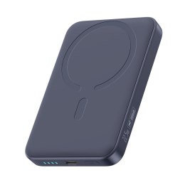 Powerbank magnetyczny 10000mAh 22.5W EnerFill FM11 MagSafe z kablem USB-C - ciemnoszary