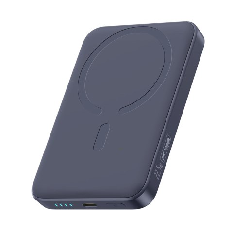 Powerbank magnetyczny 10000mAh 22.5W EnerFill FM11 MagSafe z kablem USB-C - ciemnoszary