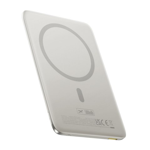 Powerbank magnetyczny 5000mAh Ultra-Slim 20W MagSafe z kablem USB-C 60W - tytanowy