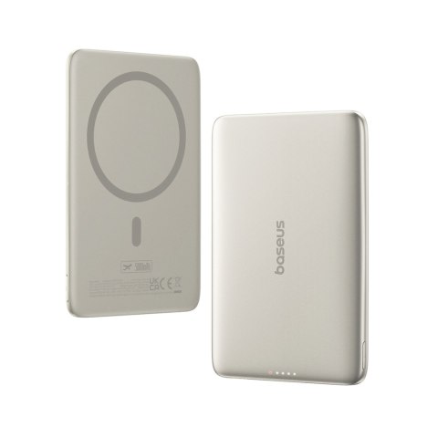 Powerbank magnetyczny 5000mAh Ultra-Slim 20W MagSafe z kablem USB-C 60W - tytanowy