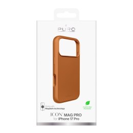 Etui silikonowe z ochroną aparatu i aluminiowymi przyciskami na iPhone 17 Pro MagSafe - pomarańczowe