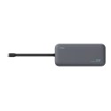 Powerbank 20000mAh USB-A USB-C ze zintegrowanym kablem 40W - szary