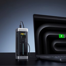 Powerbank 25000mAh USB-C USB-A 210W - czarny