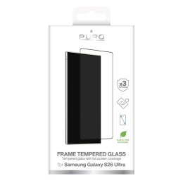 Szkło hartowane na Samsung Galaxy S26 Ultra Puro Frame - z czarną ramką