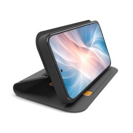 Etui z klapką miejscem na kartę na Samsung Galaxy A37 Wallet Smooth - czarne