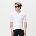 Koszulka rowerowa z krótkim rękawem rozmiar L - biała