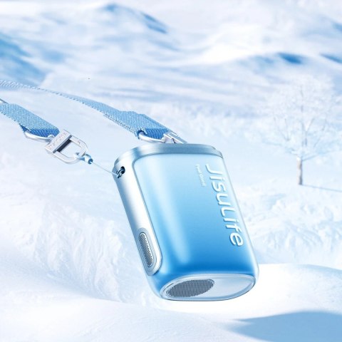 Mini wentylator wiatrak przenośny ze smyczą 4500mAh - niebieski