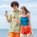 Mini wentylator wiatrak ręczny 3600mAh USB-C - szary