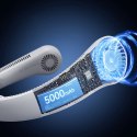 Wentylator przenośny wiatrak na szyję 5000mAh - szary