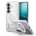 Etui pokrowiec na Samsung Galaxy S26+ Ultra Hybrid S Mag MagSafe - przezroczysto biały
