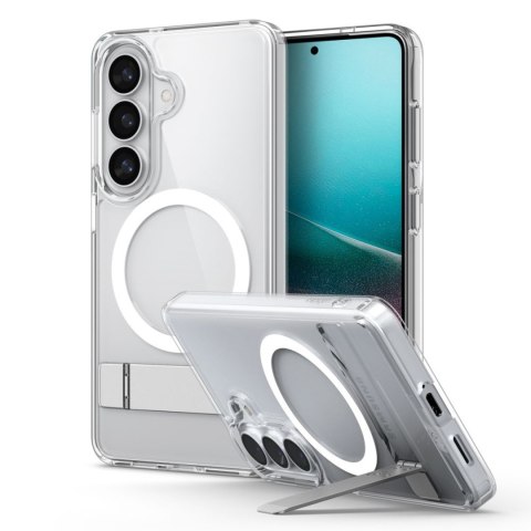 Etui pokrowiec na Samsung Galaxy S26+ Ultra Hybrid S Mag MagSafe - przezroczysto biały