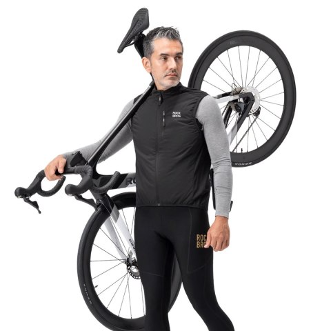 Kamizelka rowerowa termiczna rozmiar XXL - czarna