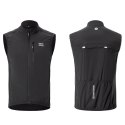 Kamizelka rowerowa termiczna rozmiar XXXXL - czarna