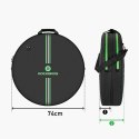 Pokrowiec transportowy na koło rowerowe śr. 74cm - czarny