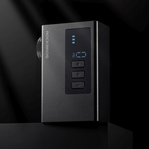 Pompka akumulatorowa kompresor LED 420mAh 120 psi - czarna