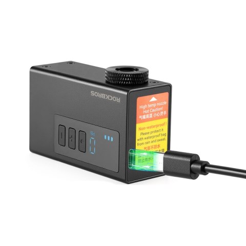 Pompka akumulatorowa kompresor LED 420mAh 120 psi - czarna