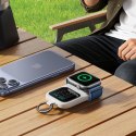 Powerbank 5000mAh z ładowaniem bezprzewodowym zegarka 5 W - biały