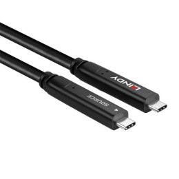 Lindy 43333 kabel USB USB 3.2 Gen 1 (3.1 Gen 1) 10 m USB C Czarny