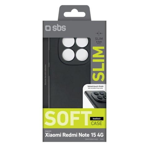 Etui pokrowiec na Xiaomi Redmi Note 15 4G Instinct - czarny