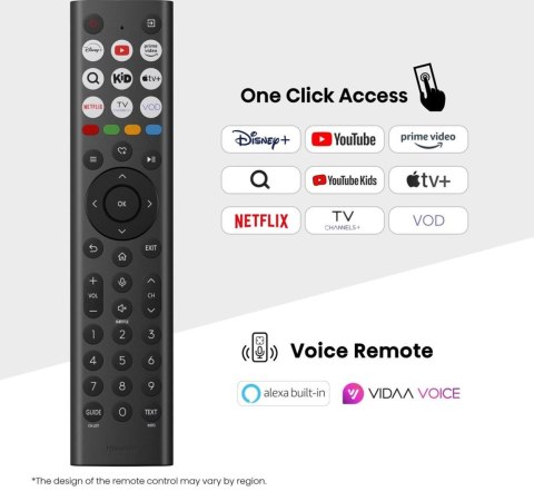 Telewizor Hisense 65E8Q LED 65" 4K Ultra HD 144Hz VIDAA Dolby Atmos Czarny