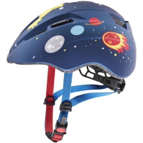 Kask rowerowy dziecięcy UVEX Kid 2 CC Dark Blue Rocket Matt 46-52 cm