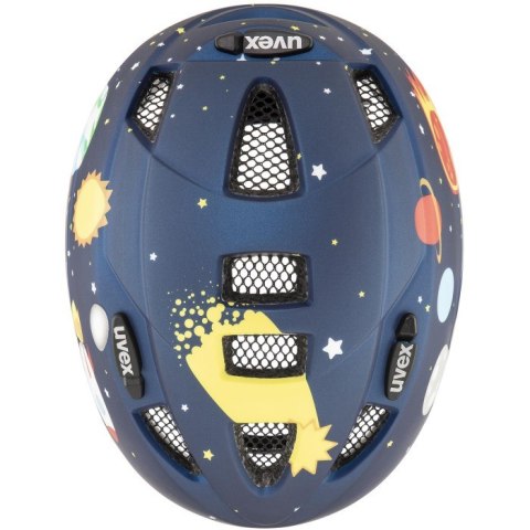Kask rowerowy dziecięcy UVEX Kid 2 CC Dark Blue Rocket Matt 46-52 cm