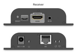 Odbiornik HDMI 4K/60Hz przedłużacza kat.6 po IP 120m/200m