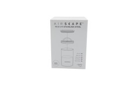 Pojemnik na kawę Airscape AS2007 500g hermetyczny, próżniowy + worek bawełniany, biały