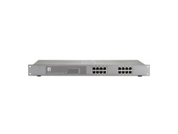 LevelOne FEP-1612W120 - Przełącznik - 16 x 10/100 (PoE+) - Możliwość montażu w szafie - PoE+ (480 W)