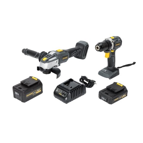 Zestaw narzędzi TOOL SET CD-B0A18 AG-B0118E 18V BL 2+4AH
