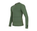 Glovii GJ1CM koszula/top Bluza Wycięcie pod szyją Długi rękaw Elastan, Poliester