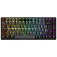 AKKO Black & Gold 3084B Plus Gaming Tastatur, RGB - Akko V3 Cream Yellow Pro Switches, ISO DE, schwarz & gold