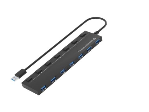 Conceptronic HUBBIES19BP huby i koncentratory USB 3.2 Gen 1 (3.1 Gen 1) Type-A 5000 Mbit/s Czarny