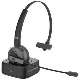 Conceptronic POLONA03BD słuchawki/zestaw słuchawkowy Bezprzewodowy Opaska na głowę Biuro/centrum telefoniczne Bluetooth Podstawk
