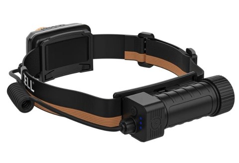 Duracell DH1500R Latarka czołowa Czarny, Pomarańczowy